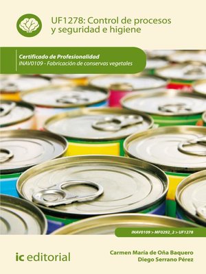 cover image of Control de procesos y seguridad e higiene. INAV0109